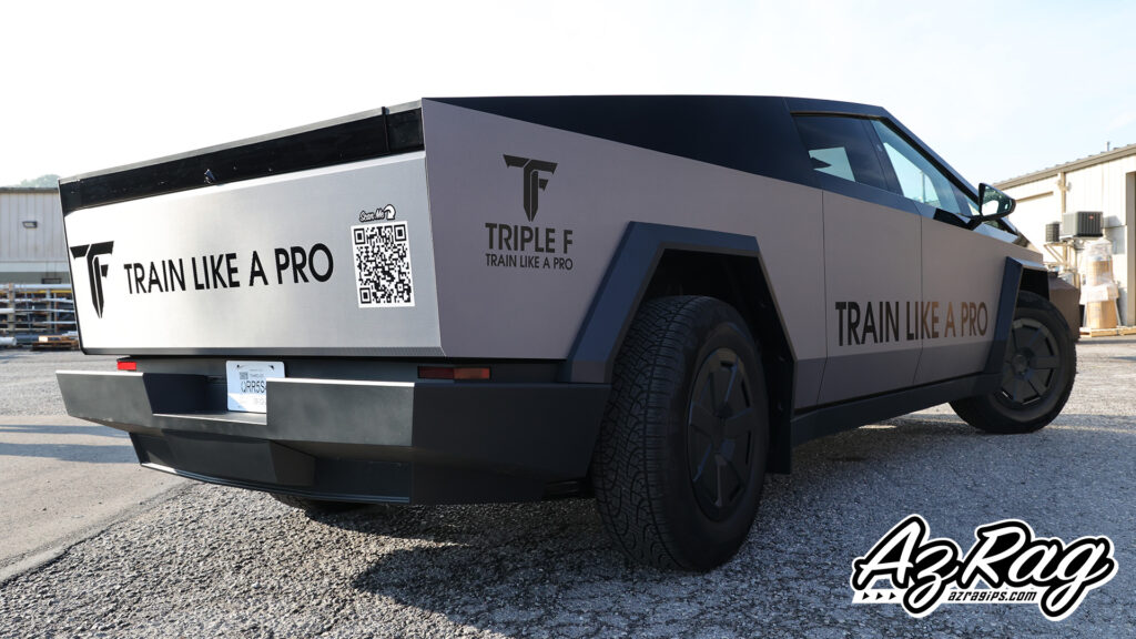 3M textured carbon fiber Tesla Cybertruck wrap Knoxville TN