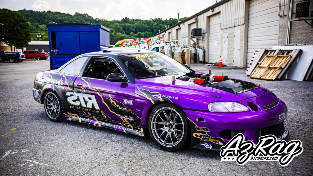 drift livery Lexus SC300 purple black gold DiMartino FAB RTS Race Tech Services Knoxville TN