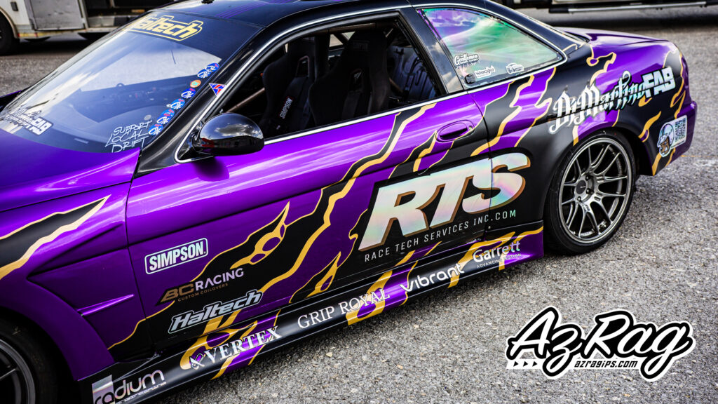 drift livery Lexus SC300 purple black gold DiMartino FAB RTS Race Tech Services Knoxville TN