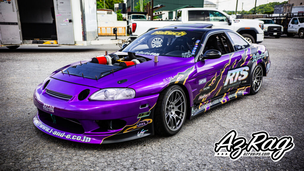 drift livery Lexus SC300 purple black gold DiMartino FAB RTS Race Tech Services Knoxville TN