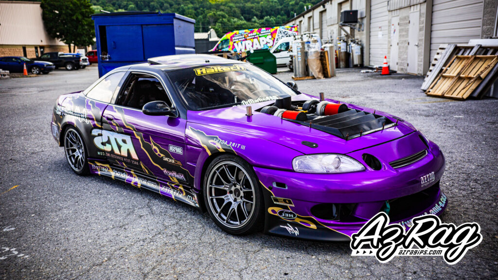 drift livery Lexus SC300 purple black gold DiMartino FAB RTS Race Tech Services Knoxville TN