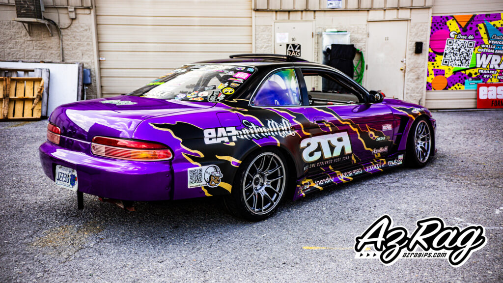 drift livery Lexus SC300 purple black gold DiMartino FAB RTS Race Tech Services Knoxville TN
