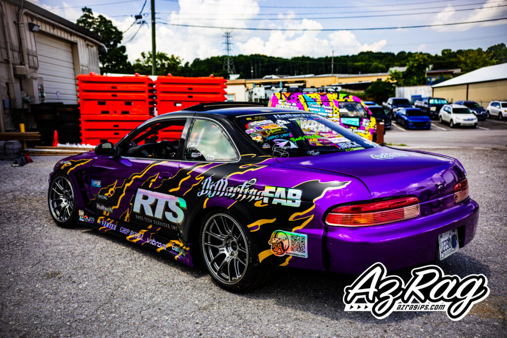 drift livery Lexus SC300 purple black gold DiMartino FAB RTS Race Tech Services Knoxville TN