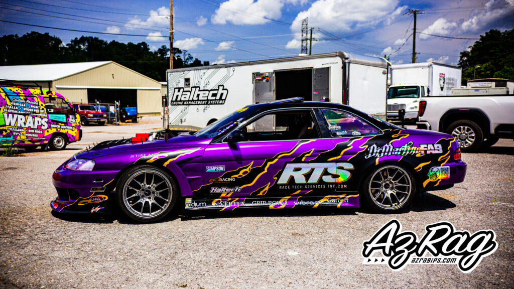 drift livery Lexus SC300 purple black gold DiMartino FAB RTS Race Tech Services Knoxville TN