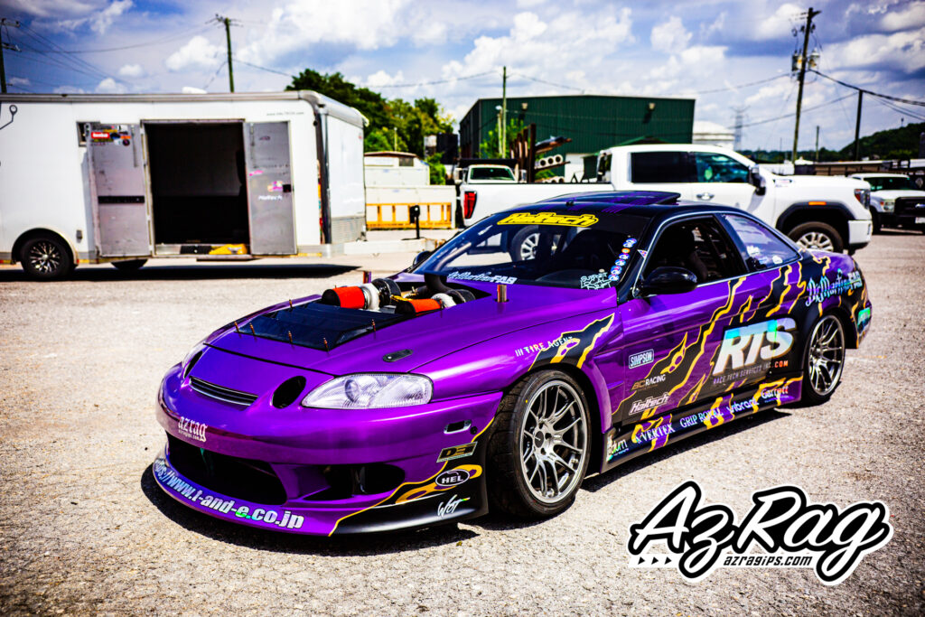 drift livery Lexus SC300 purple black gold DiMartino FAB RTS Race Tech Services Knoxville TN
