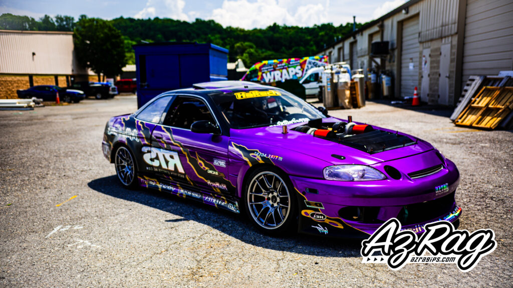 drift livery Lexus SC300 purple black gold DiMartino FAB RTS Race Tech Services Knoxville TN
