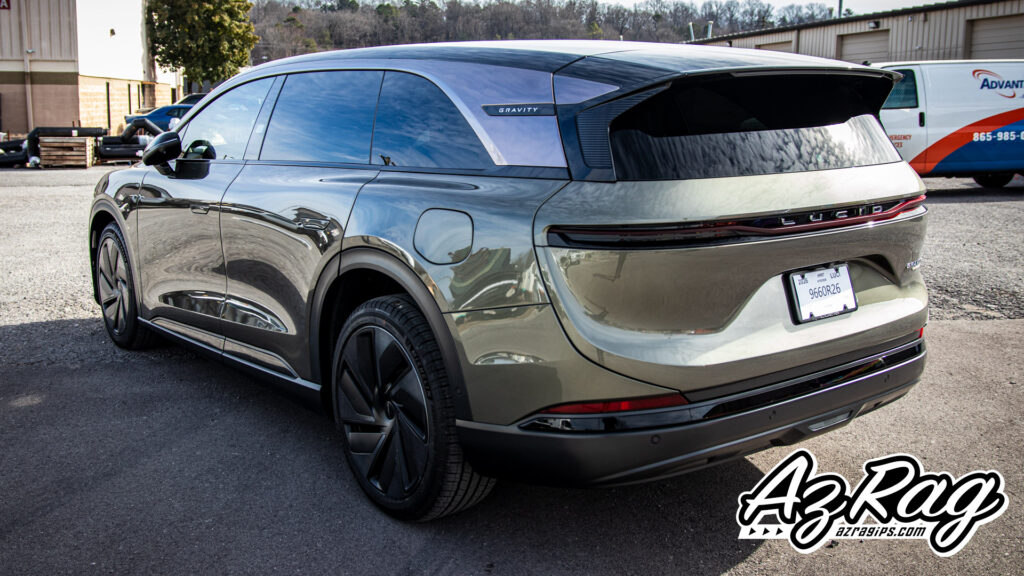 paint protection film on a Lucid Gravity in Knoxville TN