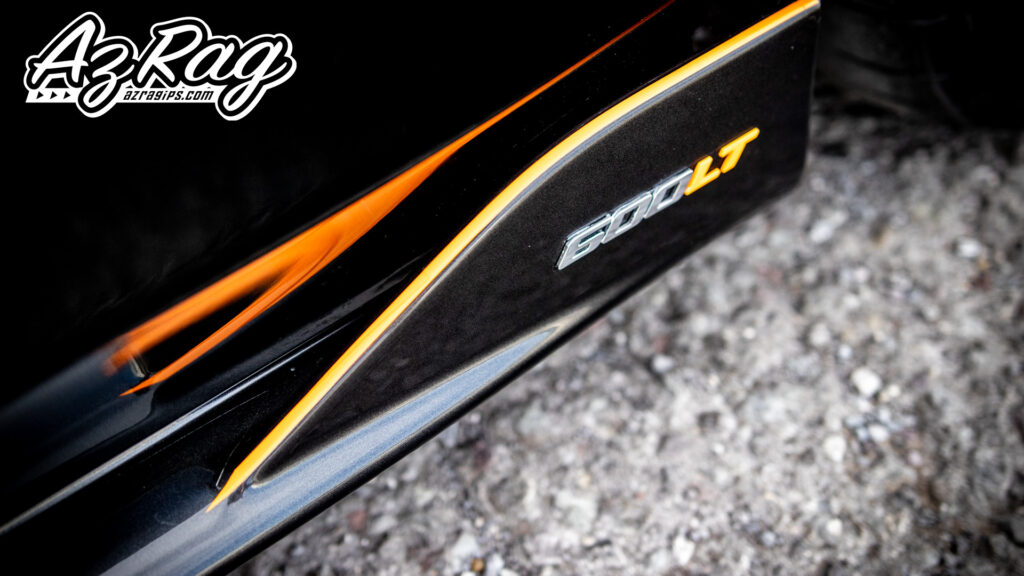 orange accent graphics on a McLaren 600LT in Knoxville TN