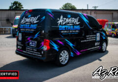 Admiral Detailing commercial van wrap Chevy City Express Knoxville TN