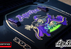 custom witch graphics Jeep Wrangler Rubicon 392 side detail Knoxville Tennessee