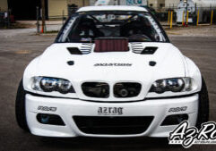 Formula Drift competition livery BMW E46 Connor O'Sully US Army Knoxville TN