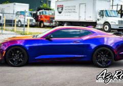 Chevrolet Camaro 1LE Avery ColorFlip Roaring Thunder color change wrap Knoxville TN AZRagIPS